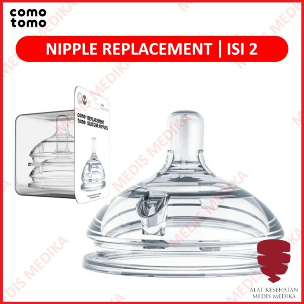 Nipple Replacement isi 2 Comotomo Baby Bottle Dot Botol Susu Bayi