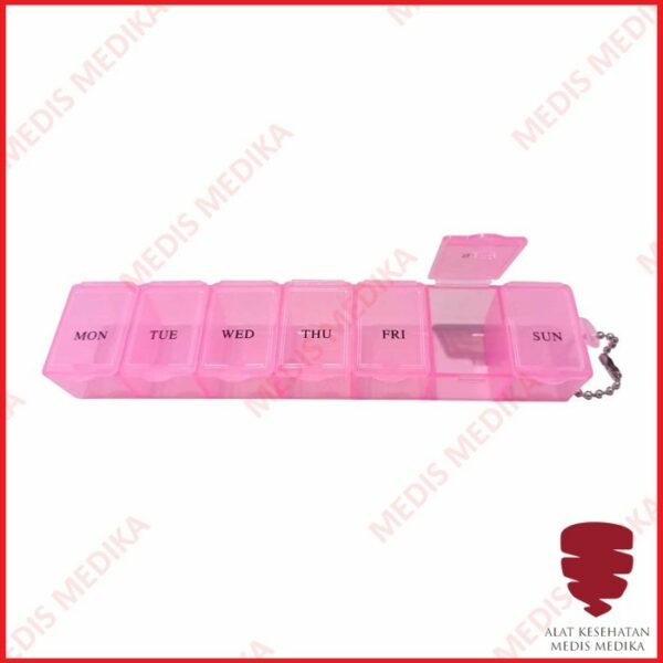 Pill Case Box Storage Kotak Obat Tempat Wadah Penyimpanan Serbaguna Pil Tablet 7 Hari