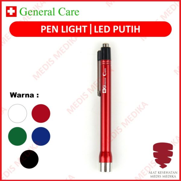 Penlight White LED General Care Senter Lampu Putih Lamp Pen Light GC