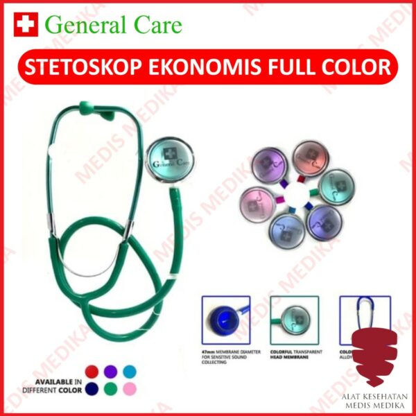 Stetoskop Ekonomis GC Stethoscope Economy Color Warna General Care