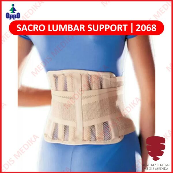 Oppo Sacro Lumbar Support 2068 Korset Penyangga Lingkar Pinggang Deker