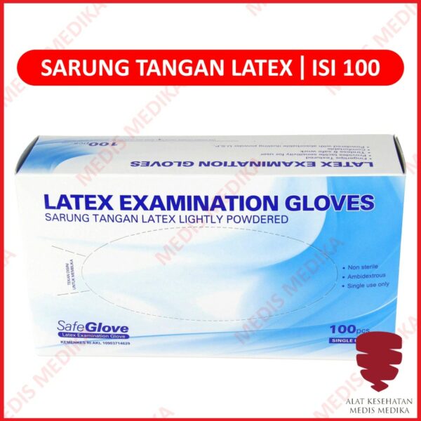 Sarung Tangan Latex S M L Safe Glove Surgery Gloves Maxter Aroma 1 Box