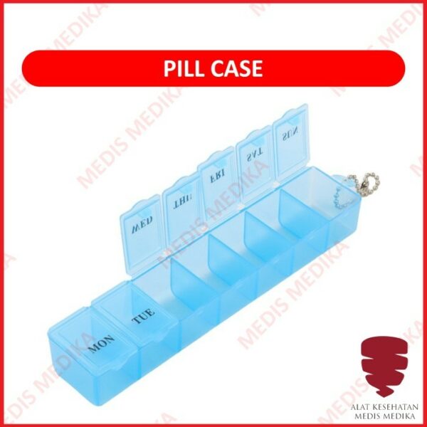 Pill Case Box Storage Kotak Obat Tempat Wadah Penyimpanan Serbaguna Pil Tablet 7 Hari