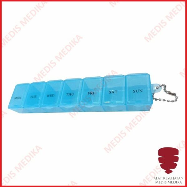 Pill Case Box Storage Kotak Obat Tempat Wadah Penyimpanan Serbaguna Pil Tablet 7 Hari