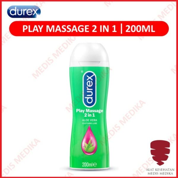 Durex Play Massage 2 in 1 200ml Lubricant And Massage Gel Double Funct