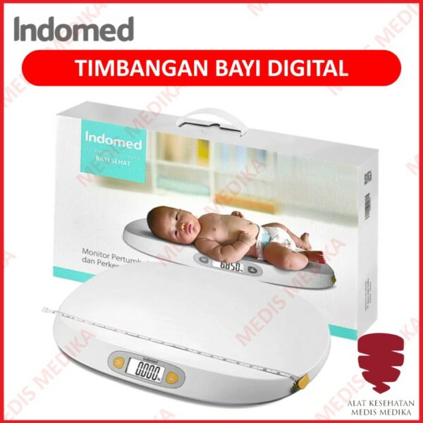 Timbangan Digital Bayi Sehat Indomed Infant Baby Scale Tinggi Badan