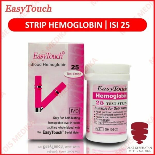 Easytouch Strip Hemoglobin Test Hb Refill Isi 25 Easy Touch