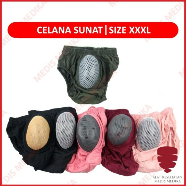 Celana Dalam Sunat Size XXXL Jumbo Batok Khitan Q-tan CD Anak Gemuk