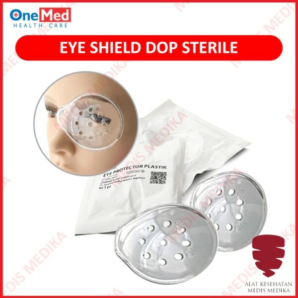 Eye Shield Dop Sterile Onemed Pelindung Mata Protector Steril Katarak