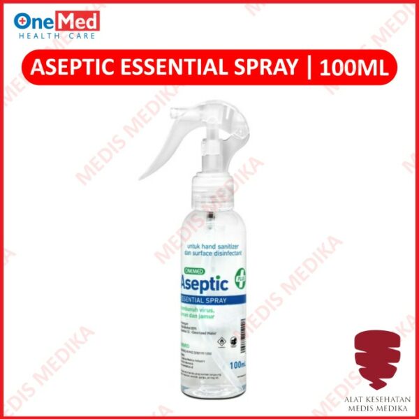 Aseptic Plus Essential Spray 100ml Onemed Hand Sanitizer Liquid Cair
