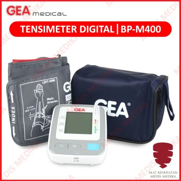 Tensimeter Digital Gea BP-M400 Alat Ukur Cek Tensi Meter Tekanan Darah