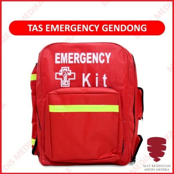 Tas Emergency Kit Ransel Bag PMI P3K Firts Aids Gendong Medis Merah