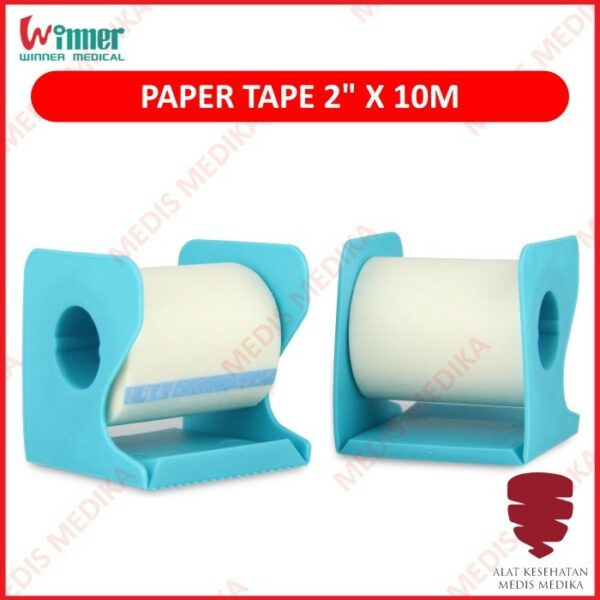 Winner Paper Tape 2″ Plaster Kertas Medis Isopore Dispenser 2 Inch