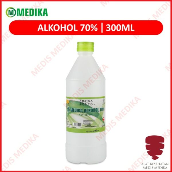 Alkohol 70% 300 ml Medika Alcohol Antiseptik P3K Obat Pembersih Luka