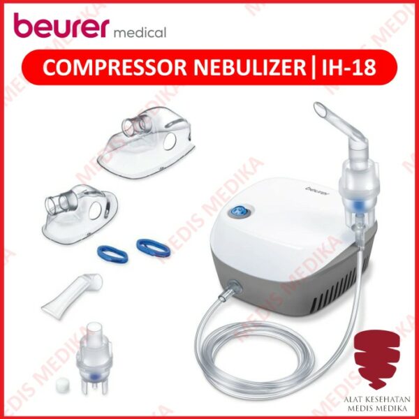 Compressor Nebulizer IH 18 Beurer Alat Uap Terapi Pernafasan Asma IH18