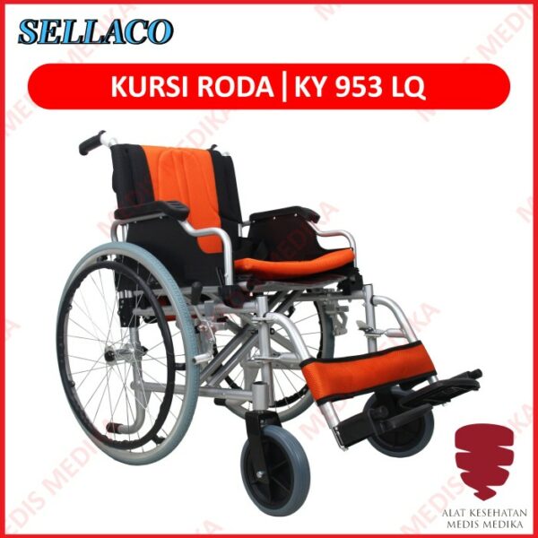 Kursi Roda Aluminium KY953LQ Alat Bantu Jalan Wheel Chair KY 953 LQ