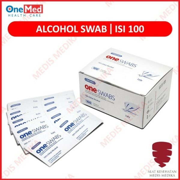 Alcohol Swab Oneswab Kapas Tisu Tissue Alkohol Pads One Swab Onemed