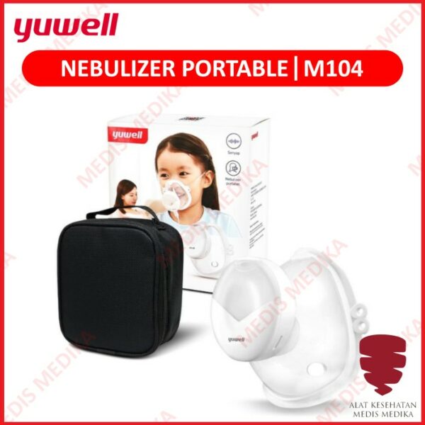 Nebulizer M104 Portabel Mini Peralatan Bantu Pernafasan Medis Yuwell