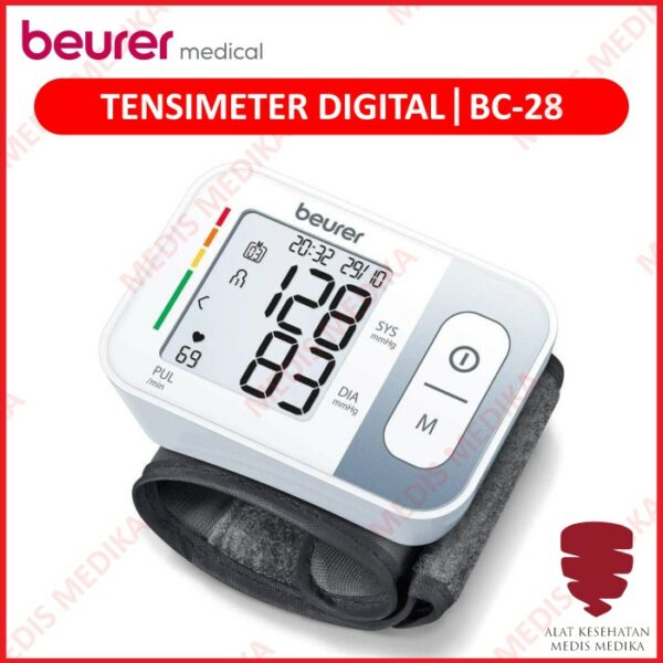 Tensimeter Digital BC 28 Beurer Tensi Tekanan Darah Pergelangan Tangan