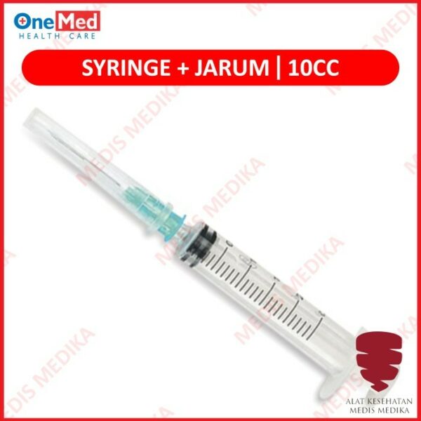 Syringe With Needle 10cc Spet Spuit Jarum Suntikan Suntik 10 cc ml