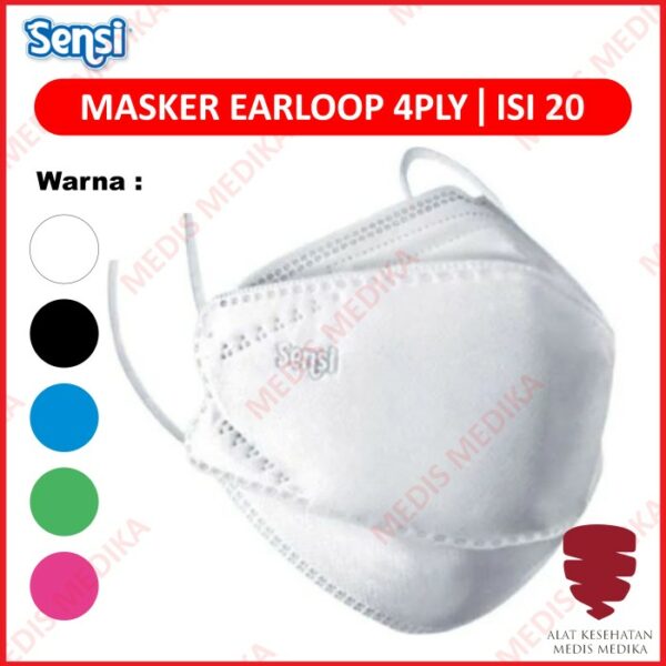 Masker Convex 4 Ply Sensi Edisi Lebaran Isi 20 pcs Kesehatan Alat P3K