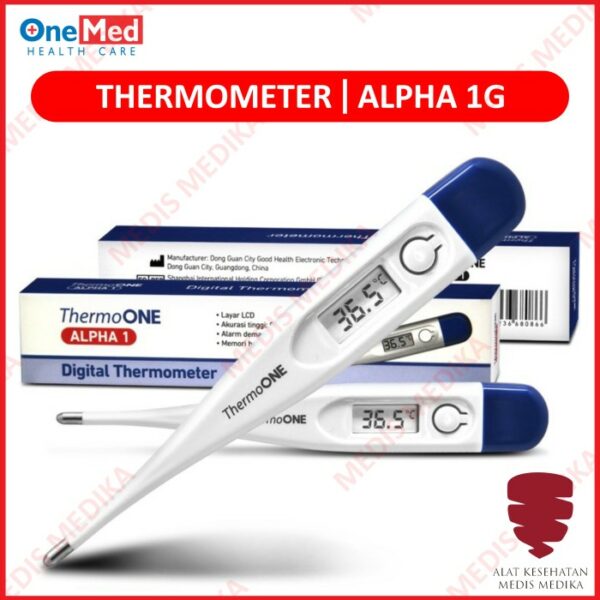 Thermometer Alpha 1G ThermoOne Pengukur Temperatur Suhu Badan Onemed