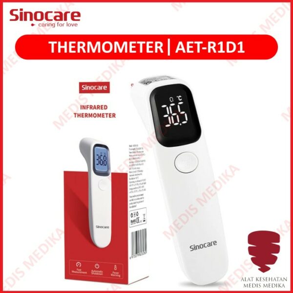 Thermometer Infrared AET-R1D1 Pengukur Cek Suhu Badan Tembak Sinocare