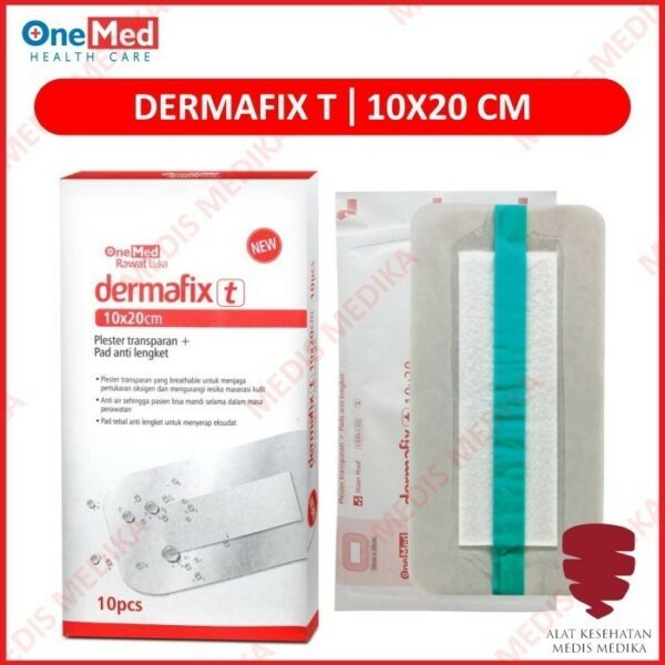 Dermafix T 10 X 20cm Peralatan P3K Plester Luka Anti Air Onemed ECER