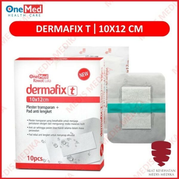 Dermafix T 10 X 12cm Peralatan P3K Plester Luka Anti Air Onemed