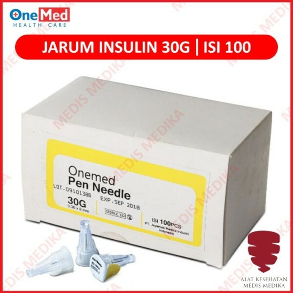 Jarum Insulin Pen Needle 30G Alat Diagnosa Laboratorium Medis Onemed