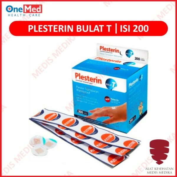 Plesterin Bulat T Isi 200pcs Plester Penutup Luka Peralatan P3K Onemed