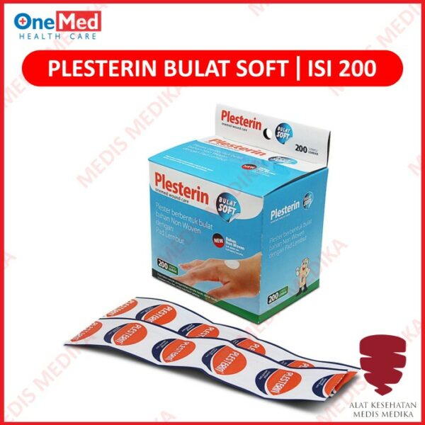 Plesterin Bulat Soft Non Woven Plester Penutup Luka Alat P3K Onemed