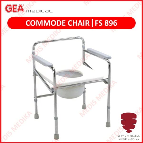 Commode Chair Kursi Toilet Alat Penunjang Buang Air Besar FS896 GEA
