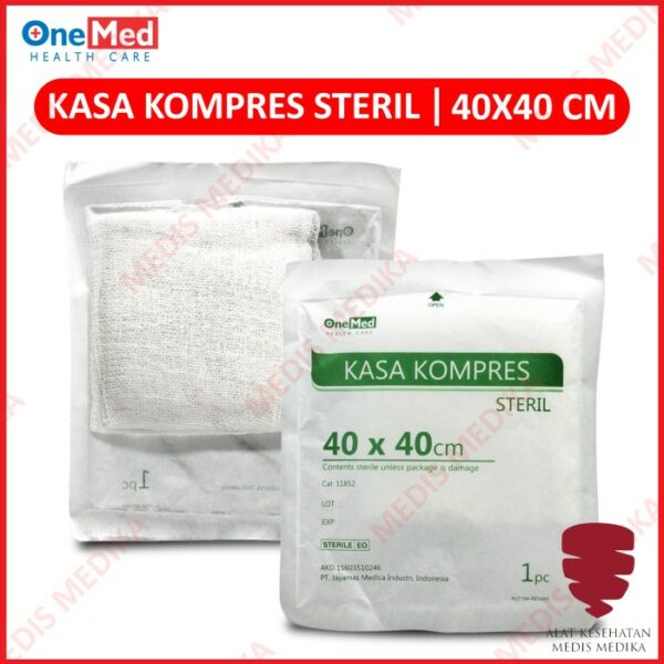 Kasa Kompres Steril 40cmx40cm Kassa Peralatan P3K 40 cm x 40 cm Onemed