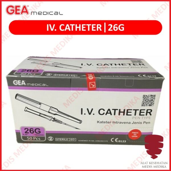 IV Catheter 26G Surflo Infus Abbocath Pen Abocath I.V Cateter 26 G GEA