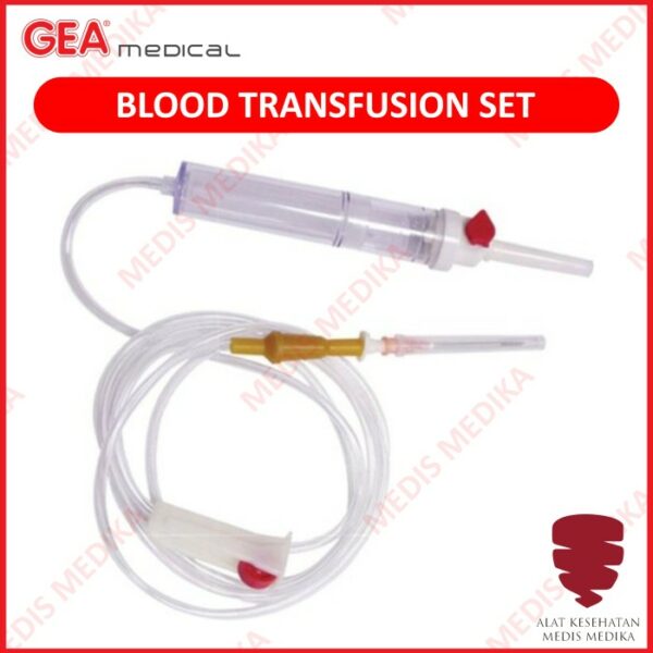 Blood Transfusion Set GEA Alat Medis Selang Tranfusi Alat Diagnosa