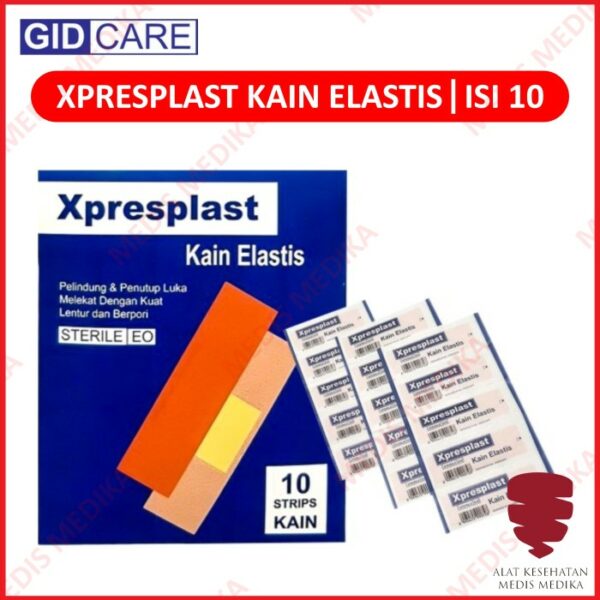 Xpresplast Sachet Plester Luka Kain Elastis Isi 10 Sejenis Hansaplast