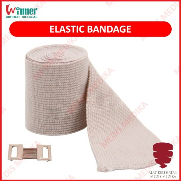 Winner Elastic Bandange 5CM X 450M Tensocrepe Pembalut Elastis P3K