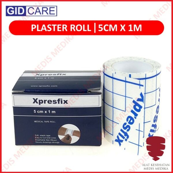 Xpresfix 5 X 100cm Plaster Non Woven Roll Tape 5cmx1m 5x100cm Alat P3K