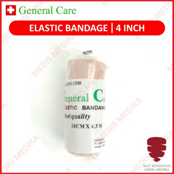 High Elastic Bandange 10cmx4,5m Perban Elastis 4″ General Care