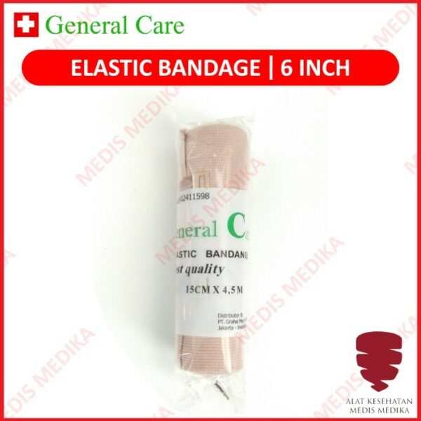 High Elastic Bandange 15cm x4,5m Perban Elastis 6″ General Care