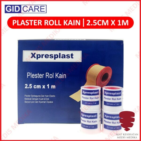 GIDCare Xpresplast Roll 2.5 X 100 CM Plaster Luka Alat P3K 2.5X100CM