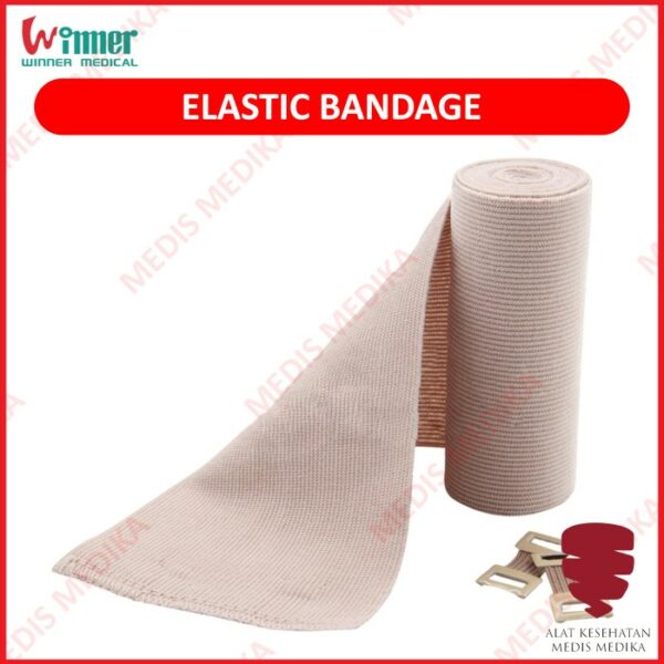 Perban Elastis 3″ High Elastic Bandange Bandage 7,5 cm x4,5m 1 Roll