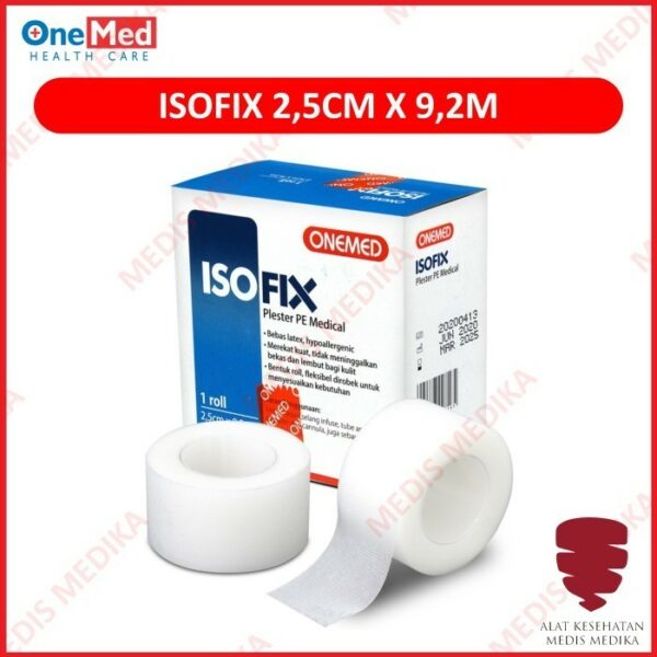 Isofix 2.5 CM X 9.2 M Onemed Peralatan P3K Plaster Luka Transparan