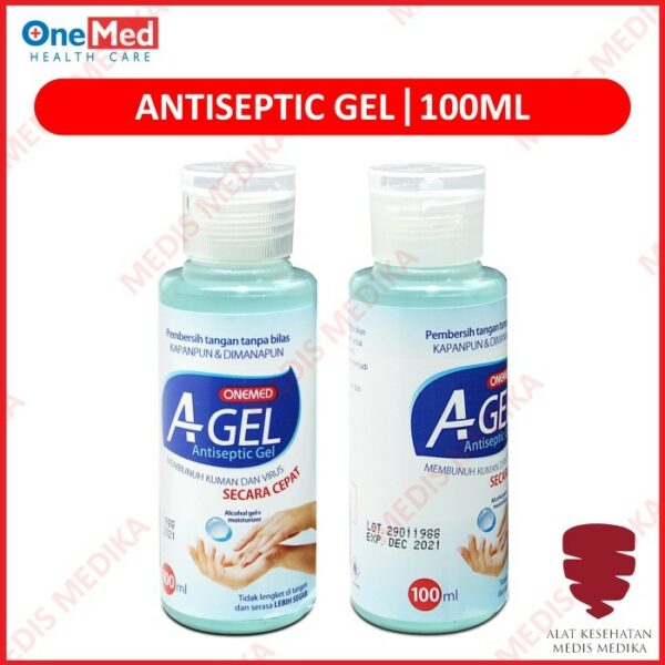 Aseptic A-Gel 100 ml Onemed Hand Sanitizer Gel Antiseptic P3K 100ml