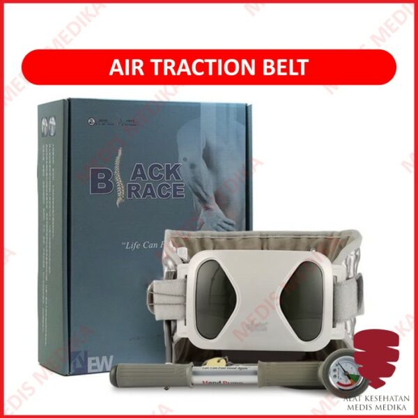 Air Traction Belt Alphay Back Brace Korset Alat Terapi Sakit Punggung