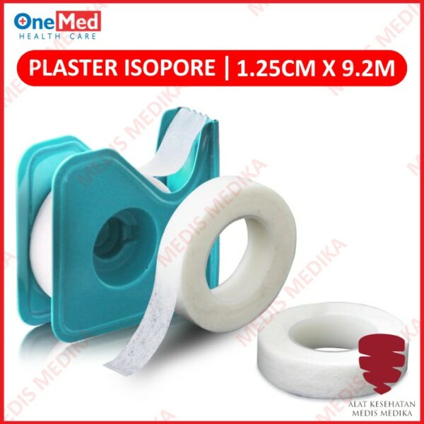 Isopore 1.25cmx9.2cm Plaster Kertas Medical Dispenser Onemed Alat P3K