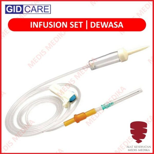 Infusion Set Adult With Y Connector GIDCare Selang Infus Set Dewasa