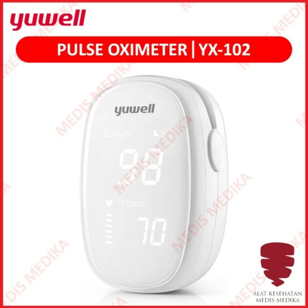 Yuwell Oxymeter YX102 Fingertrip Pulse Oximeter Alat Diagnosa Medis