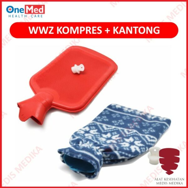 Hot Water Compress Cover Bottle Bantalan Air Panas WWZ Bantal Kompres